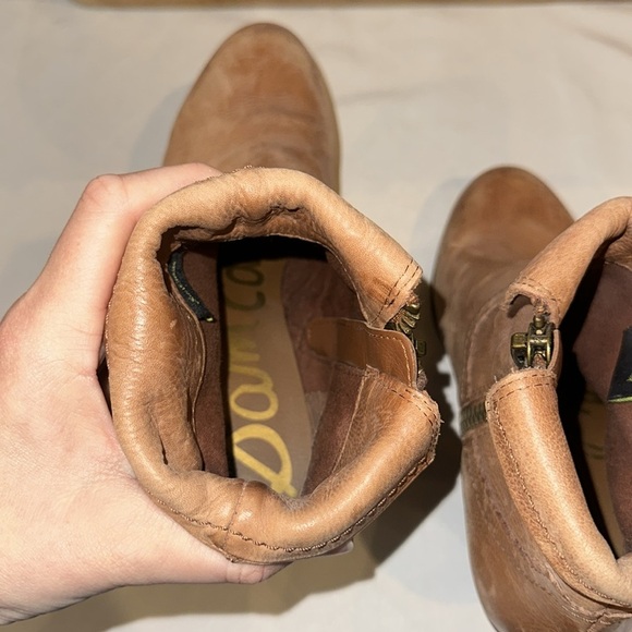 SAM EDELMAN Louie Fringe Zip Up Ankle Boots booties women’s size 7 - Picture 8 of 8